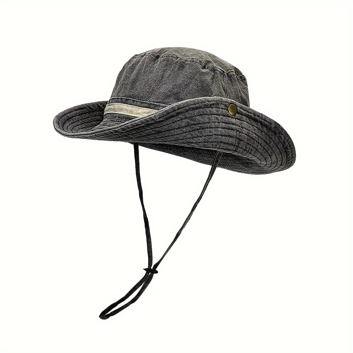 

Vintage Washed Bucket Hat Casual Cotton Fishermen Hats Outdoor Sun Protection Hats Women For Spring And Summer