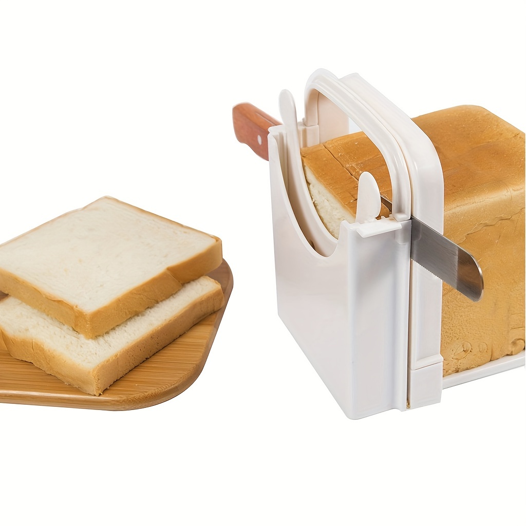 Adjustable Bread Cutting Guide Foldable Loaf Toast Slicer Manual Bread  Cutting Household Kitchen Baking Tools - AliExpress
