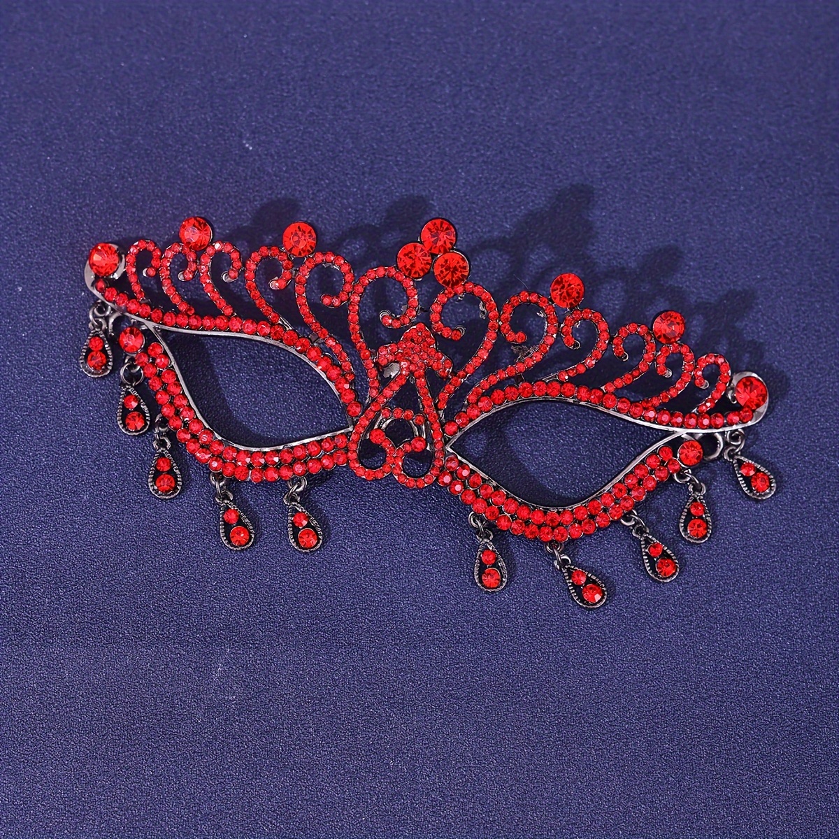 1pc Maschera Occhi Strass Fascia Alta Festa In Maschera - Temu Italy