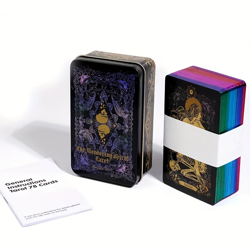 Velvet Lined Wooden Tarot Card Box - Tammy's Cool Things