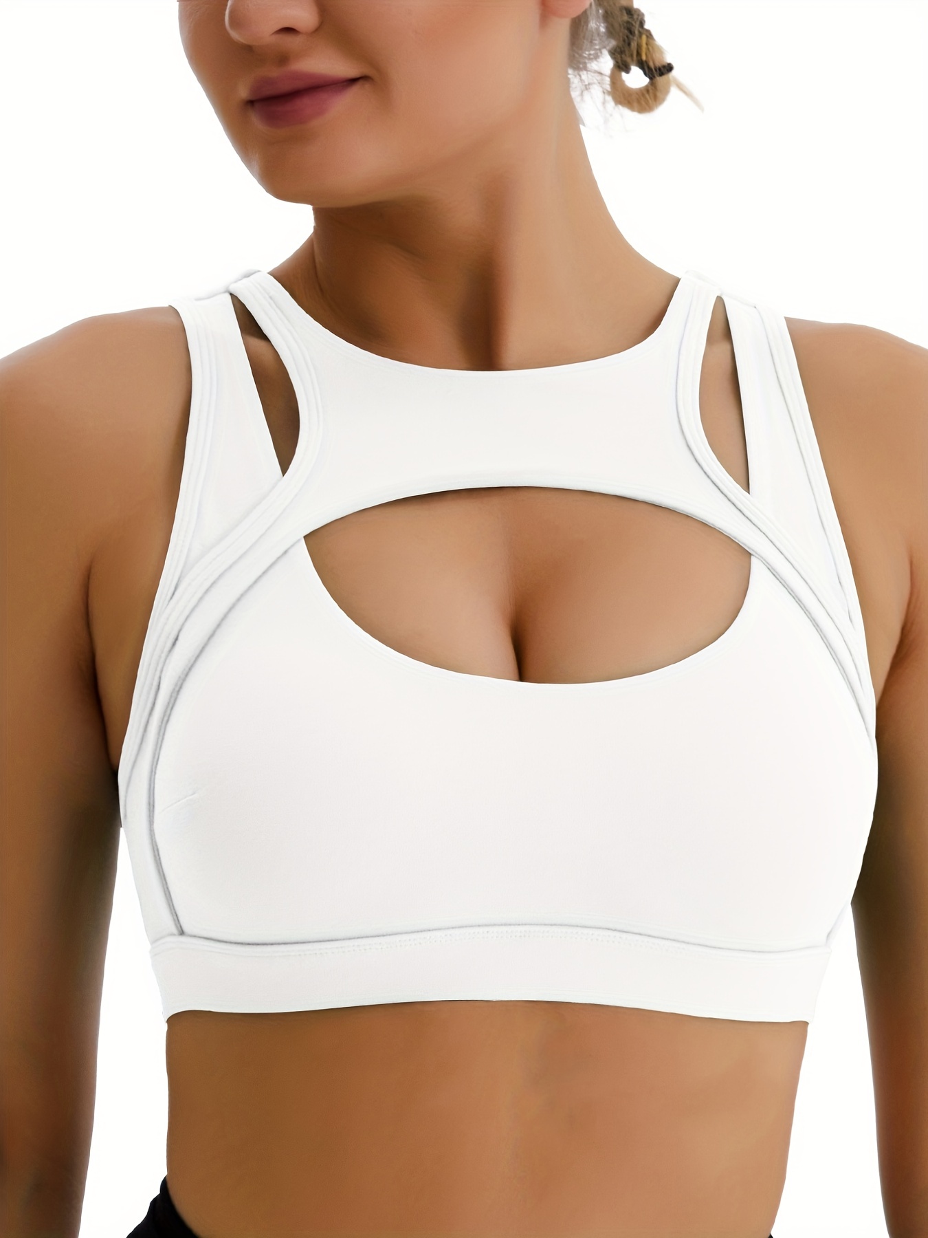 Molded Cup Sports Bras - Temu