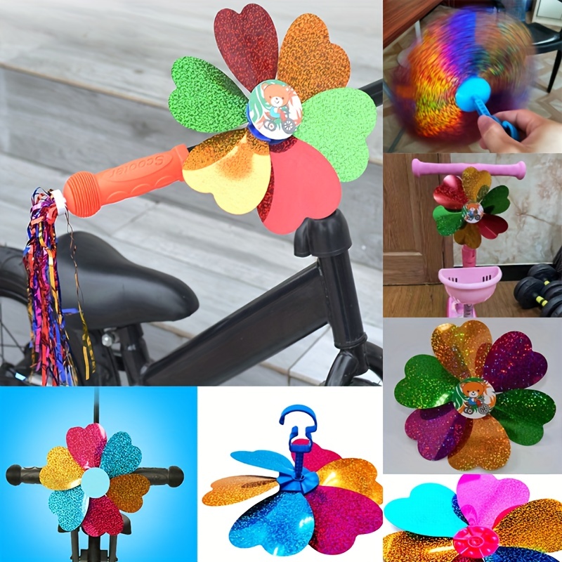 2 pièces vélo guidon glands accessoires extérieur cyclisme décoration  poignée ruban banderoles pour Tricycle filles enfants enfants Multi