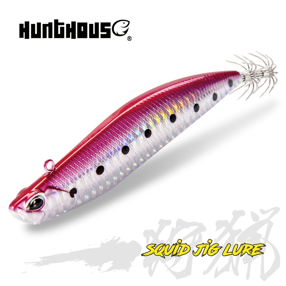 Saltwater Fishing Lures Luminous Squid shaped Fishing Lures - Temu