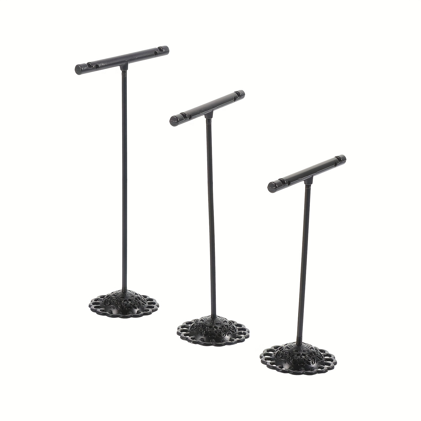 3Pcs Earring T Stand Display Rack for Jewelry Showcase