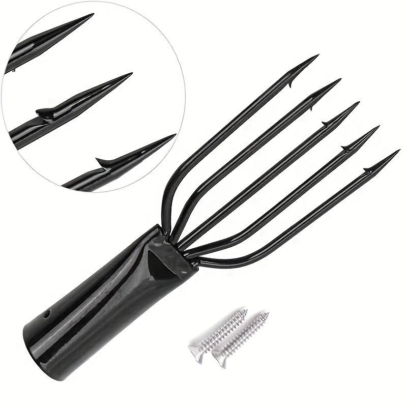 SANLIKE Fishing Gaff 5 Claws Stainless Steel Multi-function Prong Harpoon  Head Sharp Barbed Fishing Spear Hook Tools - AliExpress