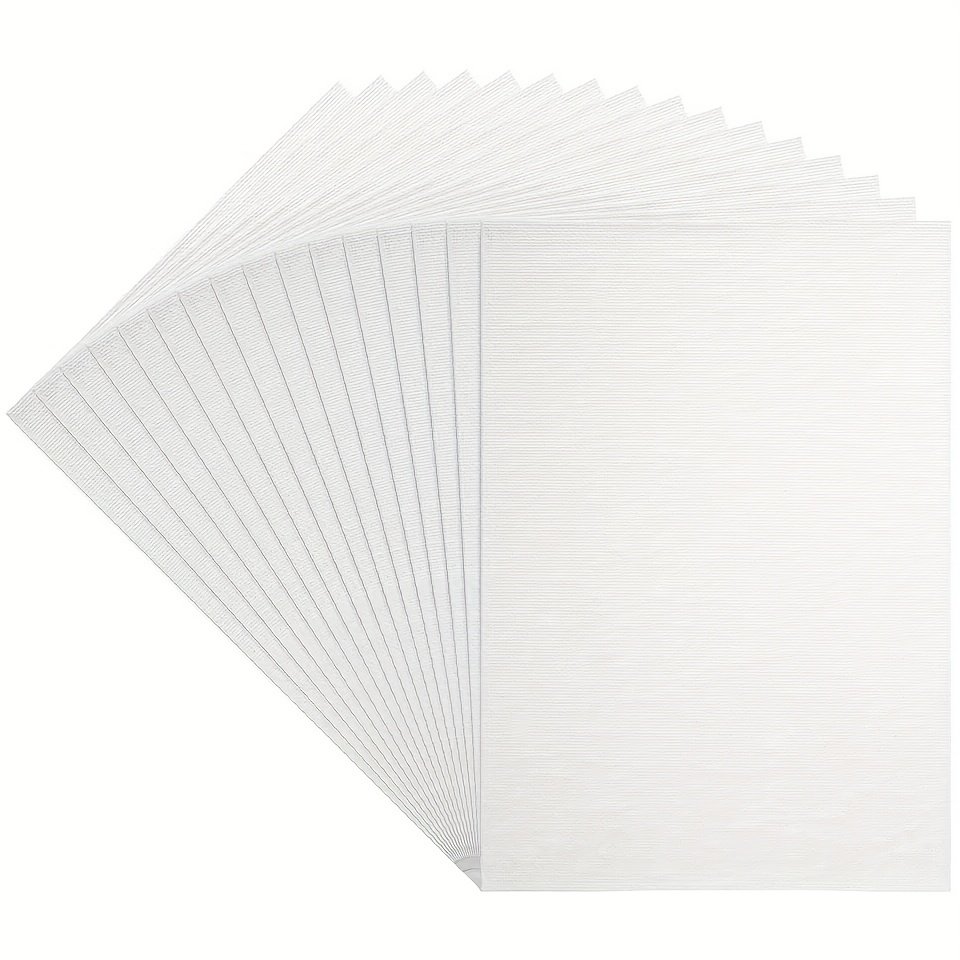 4 Pieces/set Stretched Canvases for Painting Primed White 100% Cotton  Artist Blank Canvas Boards for Painting 8 oz Gesso-Primed