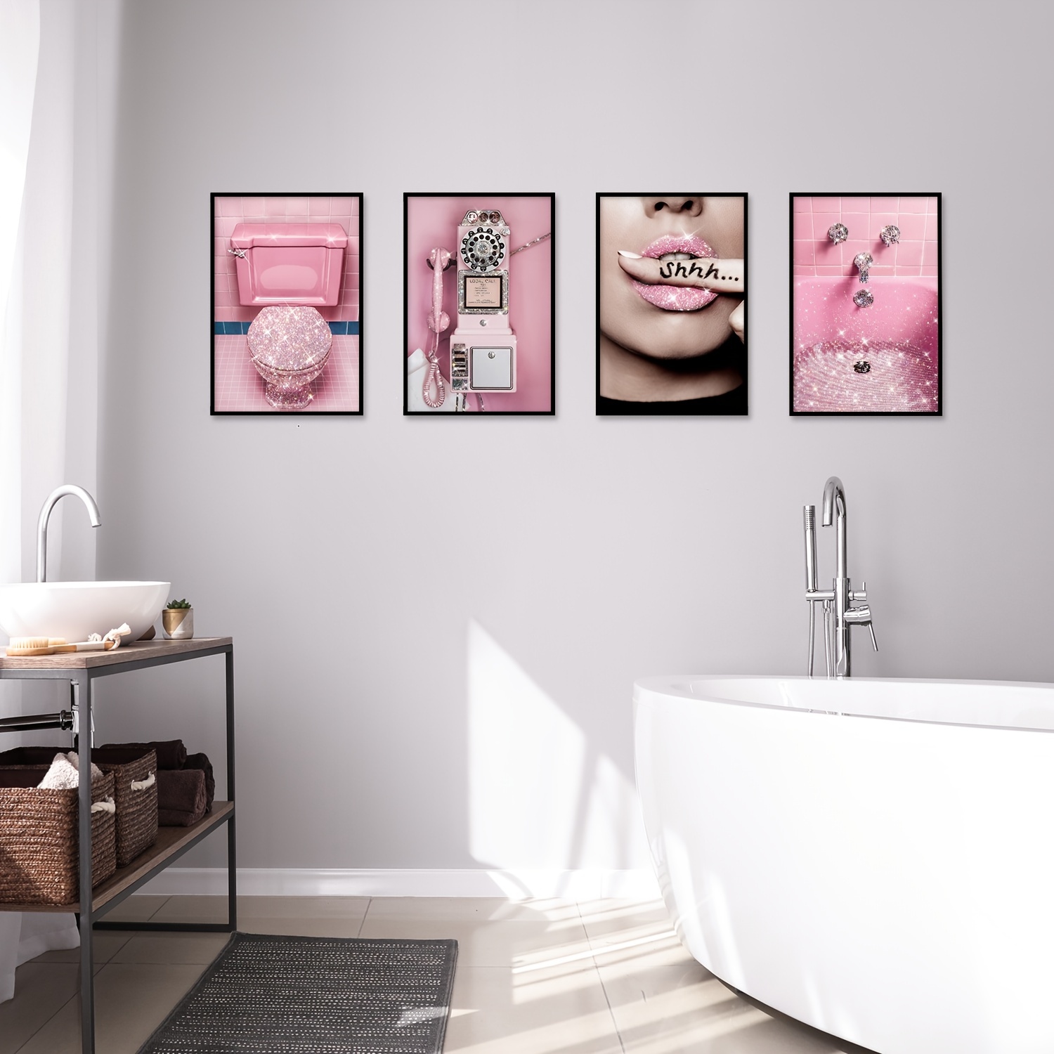 modern-colorful-purple-wall-decor-ideas-elegant-bathroom-design-throughout- elegant-designs-for-a-small-bathroom - NurMosaic