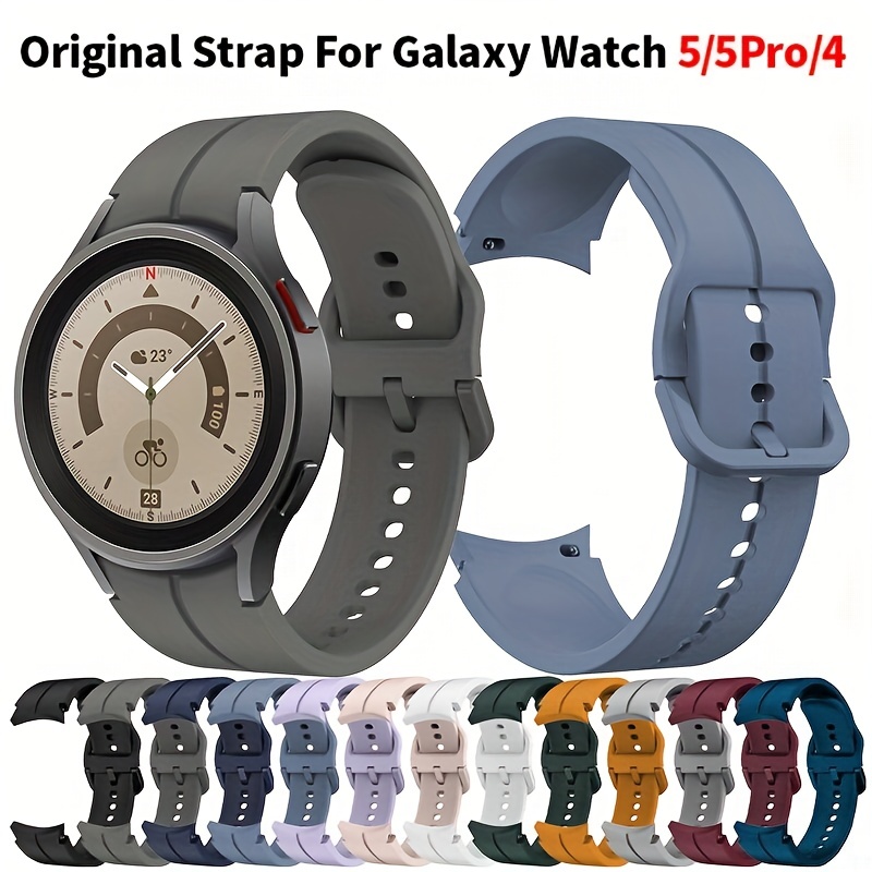 10 correas compatibles con Samsung Galaxy Watch 4, correa de repuesto de  silicona ajustable para Galaxy Watch4 Classic 46mm/Classic 42mm, Galaxy 4