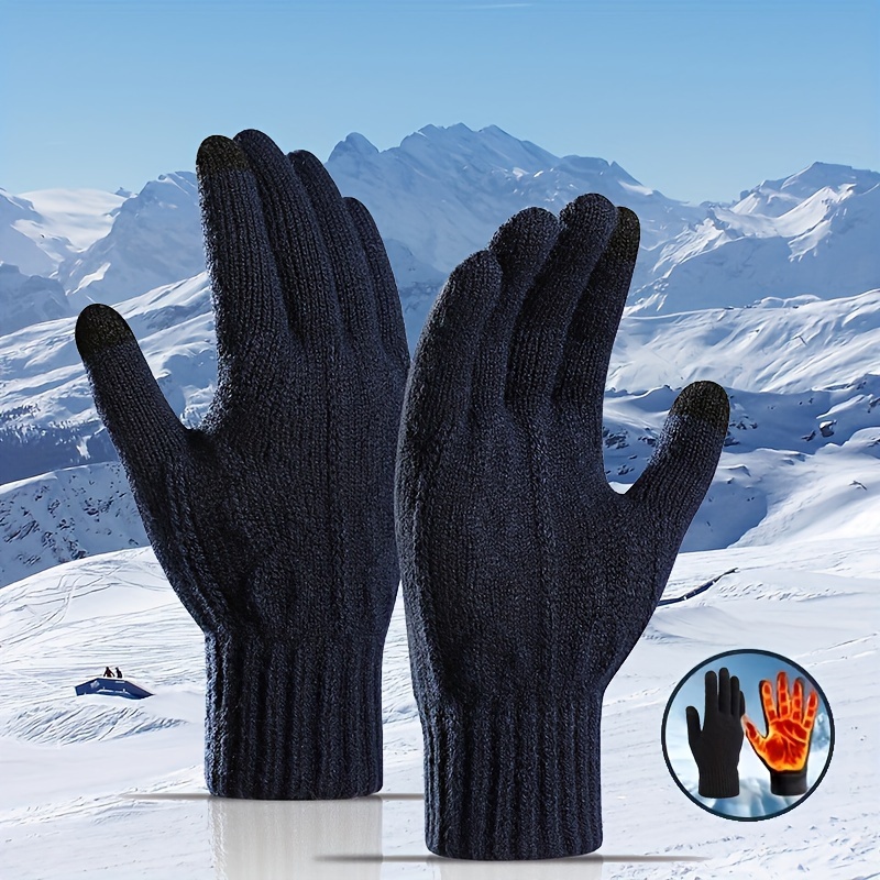 Aptoco Winter Fingerless Fishing Gloves, Touchscreen Gloves Waterproof  Anti-Slip for Work Driving Hunting Unisex Adult Black Sports Gloves- XXL,  Christmas Gifts for Men 