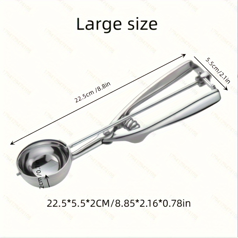 Spring loaded Stainless Steel Melon Ballers Scoop Fruit Temu