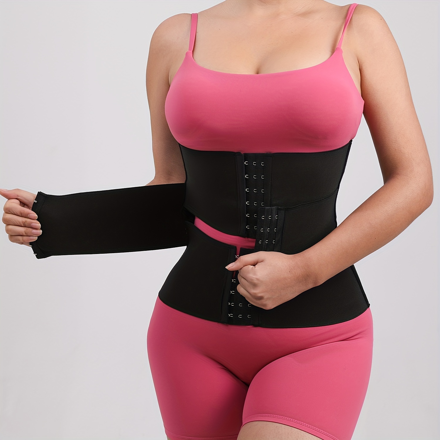 Steel Boned Latex Waist Trainer For Women Slimming Corset - Temu
