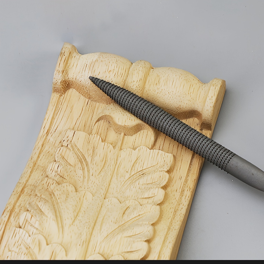 6 * Mini râpe à limer en métal lime à aiguille outils en bois 3 * 140mm  travail du bois à la main utile