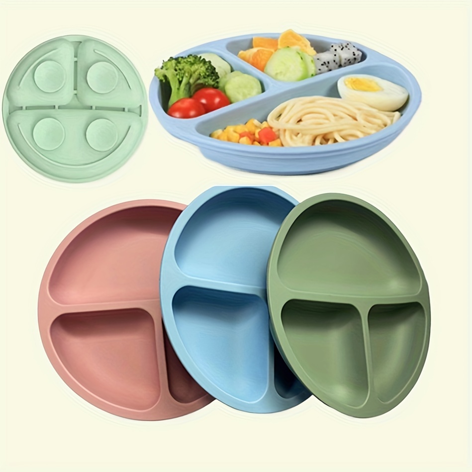 Onepine Assiettes en Porcelaine Assiettes Divisées Assiette Compartiment  Adulte Diet Assiettes Plates de Table Assiettes à Salade : :  Cuisine et Maison