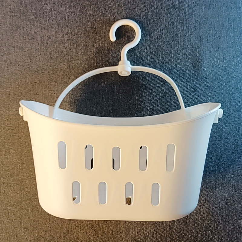 Plastic Storage Hanging Baskets Bathroom Washing Toiletries Shower Organizer.KE