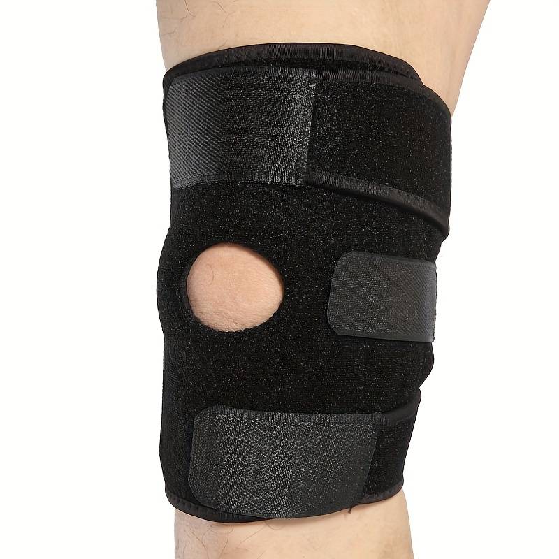 1pc knee support brace for sports patella bandage strap injury prevention fits up to 70kg comfortable and breathable knee protector kneepad details 2