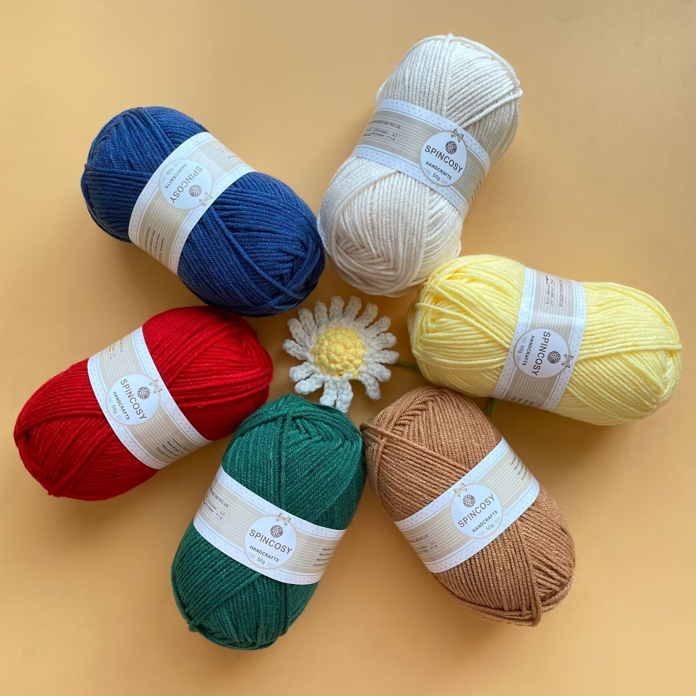 4 layer Crochet Yarn Acrylic Soft Yarn Suitable For - Temu