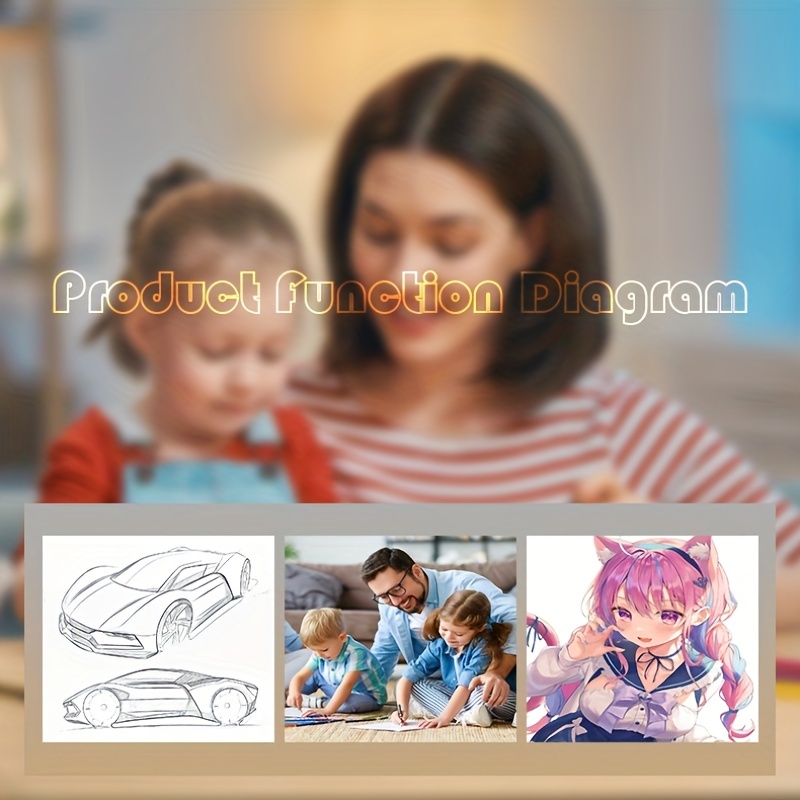 A3 Purple Border Scale Dotless Anime Drawing Drawing Diy Sketching And  Copying Drawing Board Copying Board Stationery And Educational Supplies -  Temu