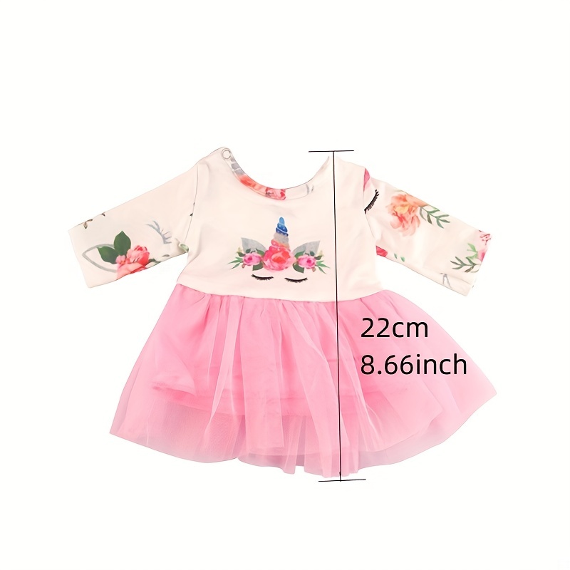 Colorful Mesh Dress for 45-72 cm Dolls