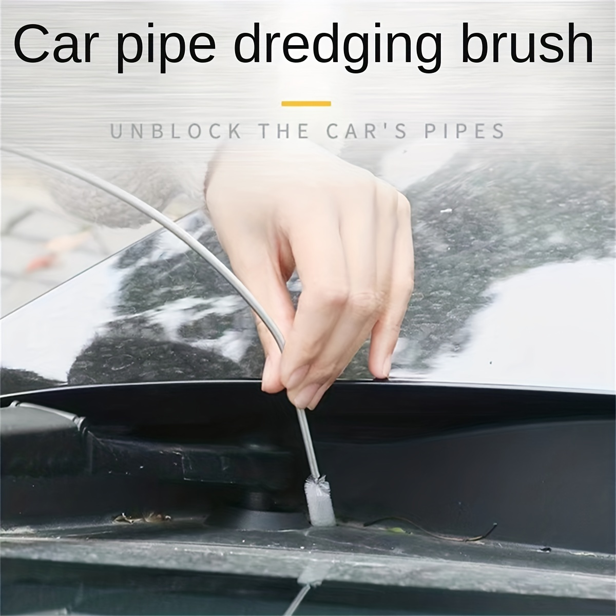 1pc Car Sunroof Drain Hole Unblocker, Cleaning Brush, Powerful