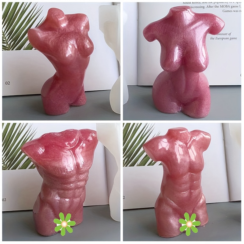 3D Women Body Candle Silicone Mold-human Body Resin Mold-female Male Body  Keychain Mold-goddess Body Candle Mold-epoxy Resin Art Mold 