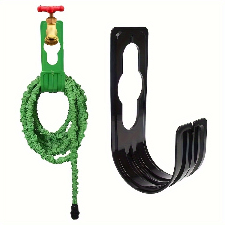 Wall Mounted Garden Hose Reel Holder; Outdoor Watering Pipe Hanger Storage  Organizer