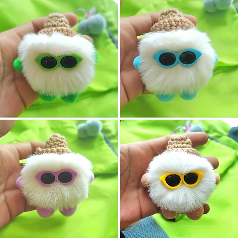 Simpatico Portachiavi Con Bambola Pom Pom Portachiavi In ​​peluche Kawaii  Borsa Ad Anello Borsa Zaino Fascino Auto Ciondolo Appeso Regalo Per Ragazze  Da Donna - Temu Italy