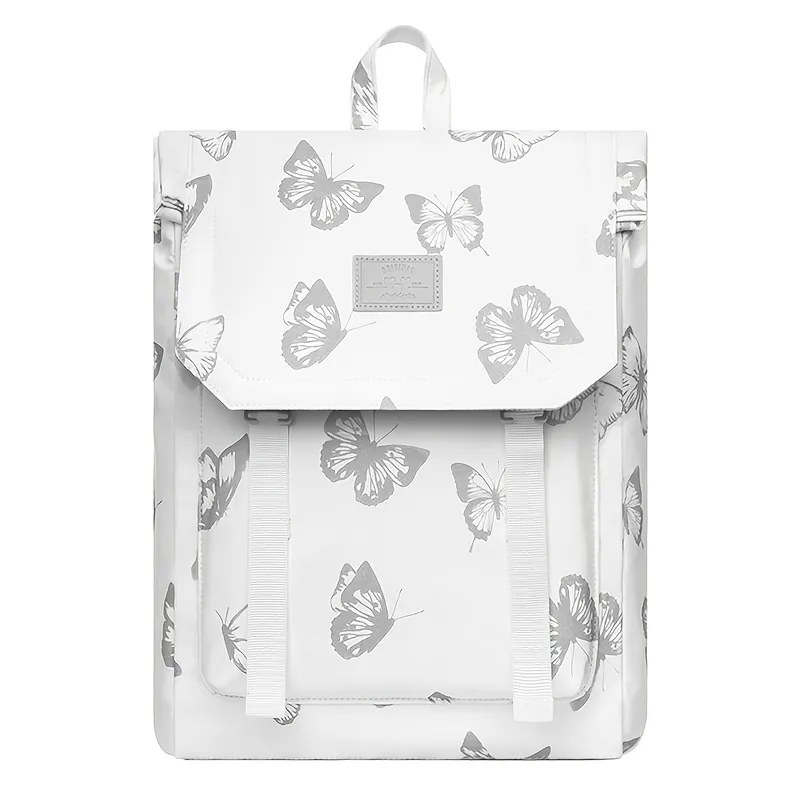 Homme Backpack College Student Schoolbag Ins Cool Reflective  Butterfly Niche Design Backpack High-capacity Computer Bag Man Temu  Romania