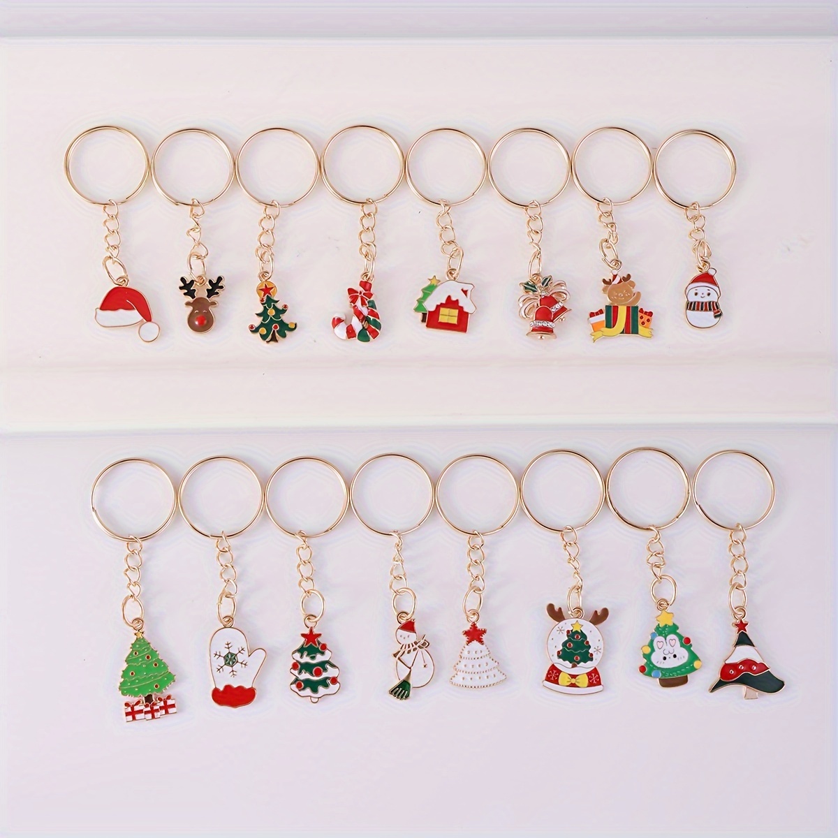 20pcs Cartoon Keychain Party Favors, Mini Cute Keyring For Classroom  Prizes, Birthday Christmas Party Favors Gift, Goodie Bag Stuffers Supplies