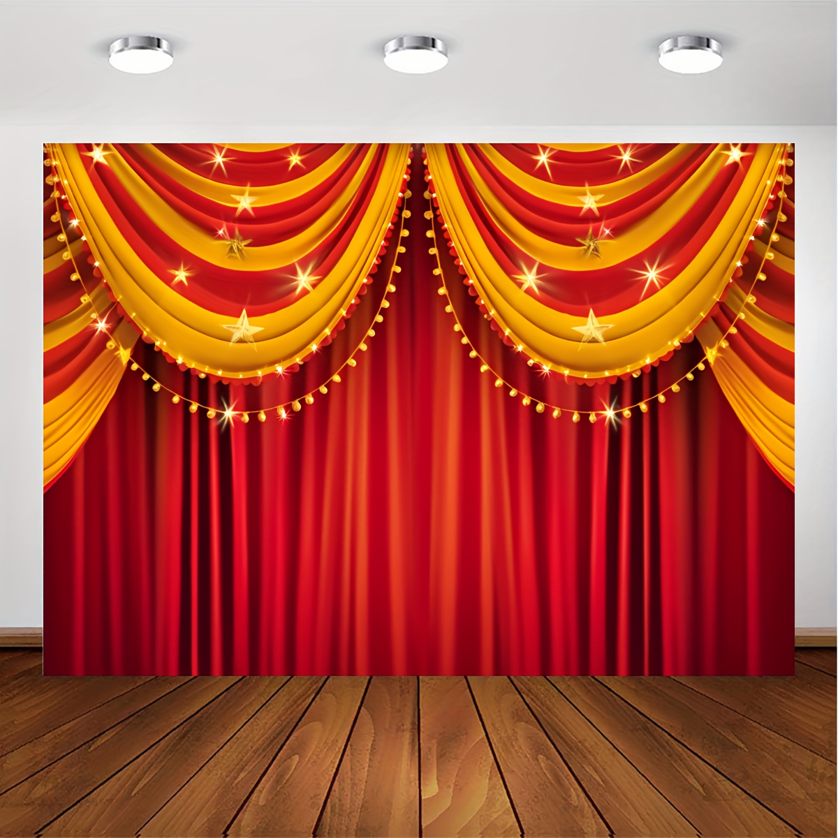 Iridescent Red Backdrop Fringe Iridescent Red Streamers For - Temu