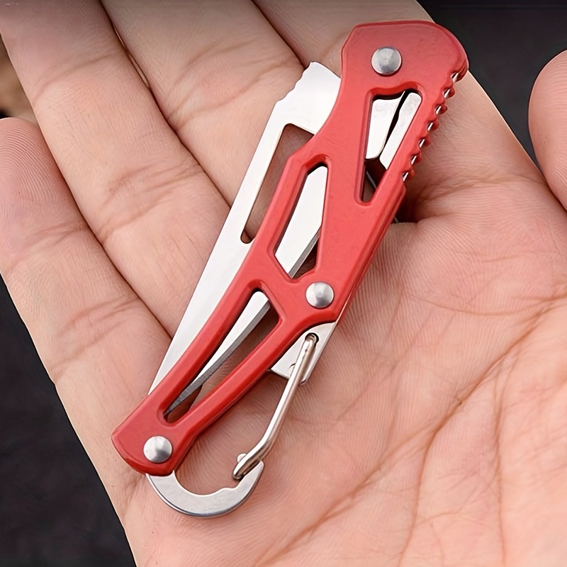 Mini Cuchillo Plegable Portátil Herramienta Autodefensa - Temu