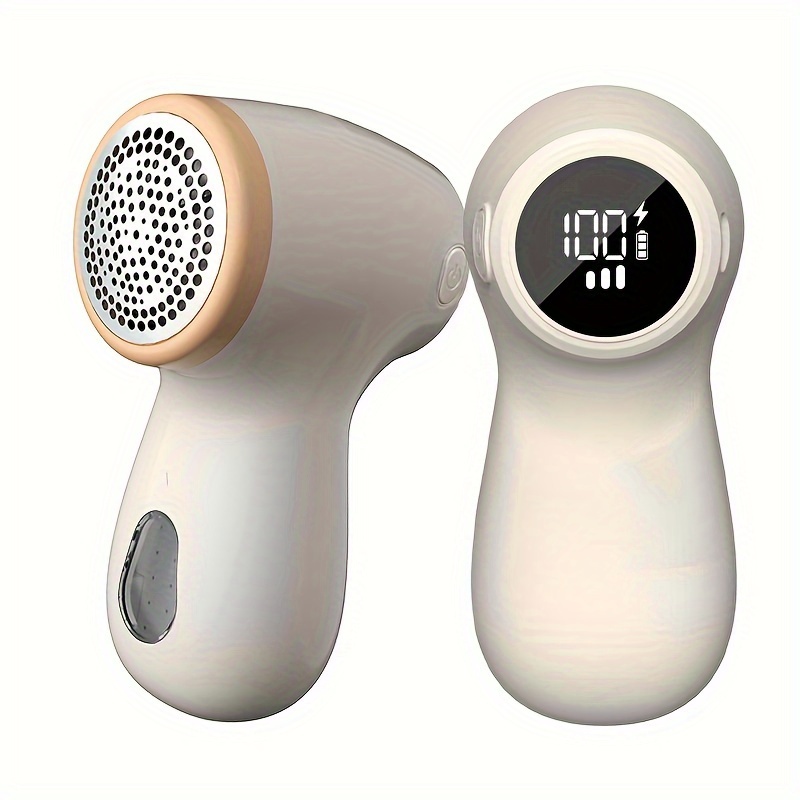 Rechargeable Fabric Shaver Lint Shaver With Digital Display - Temu