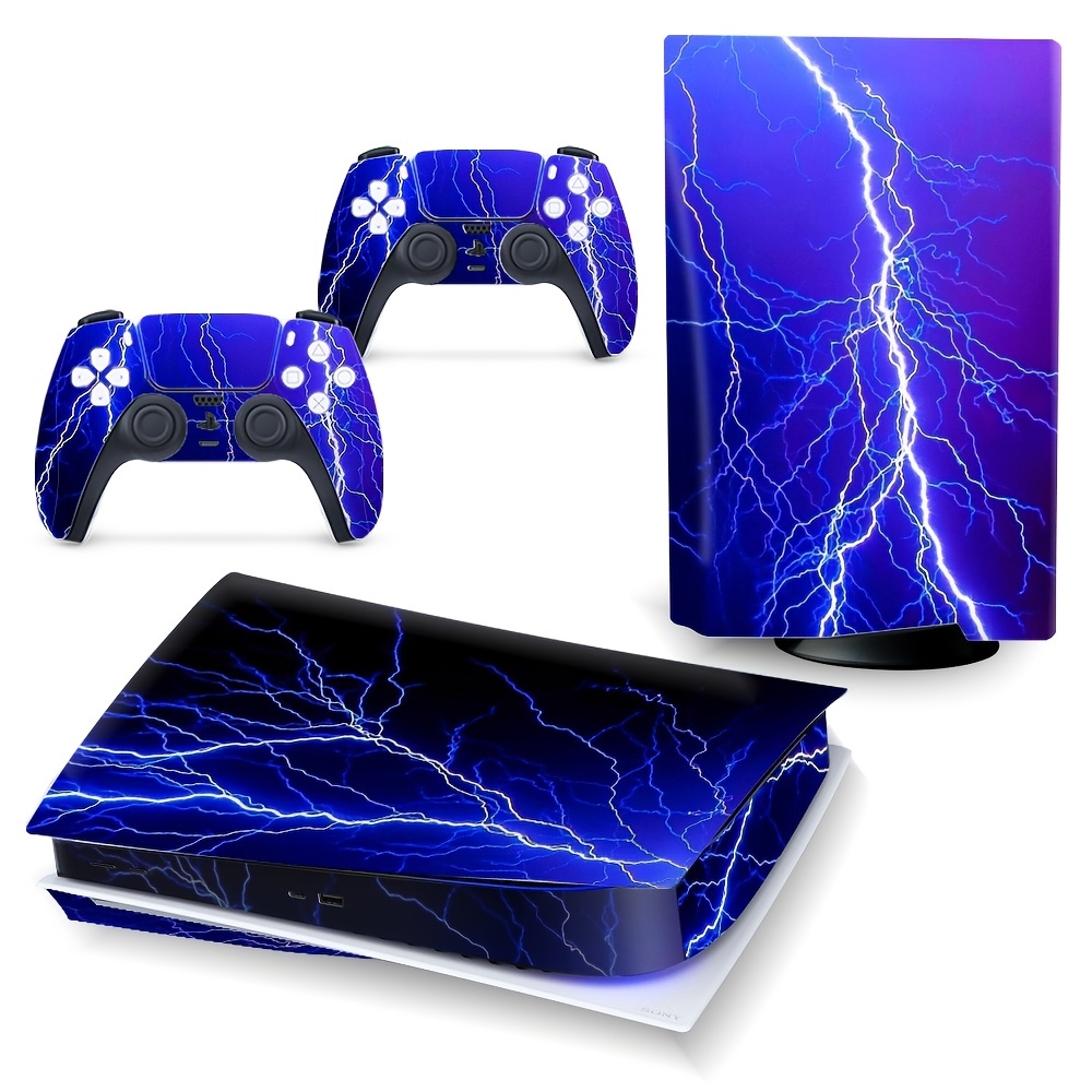 Playstation 5 PS5 Console Skin Vinyl Cover Decal Sticker + 2 Controller  Full