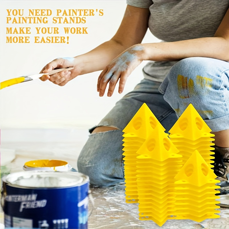 Paint Triangle Stands Painters Pyramid Stands Cabinet Paint - Temu