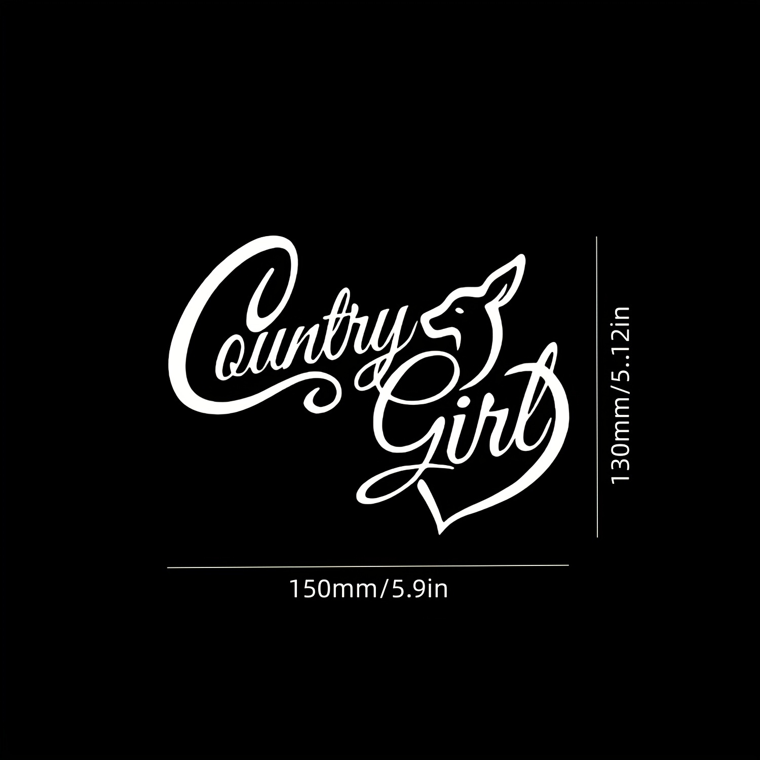 Country Girl Decal Vinilo Adhesivo Coche Camión Van Pared - Temu