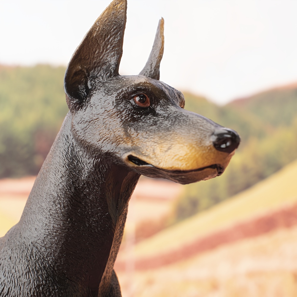 Large Simulation Animal Creative Toy Doberman Simulation - Temu