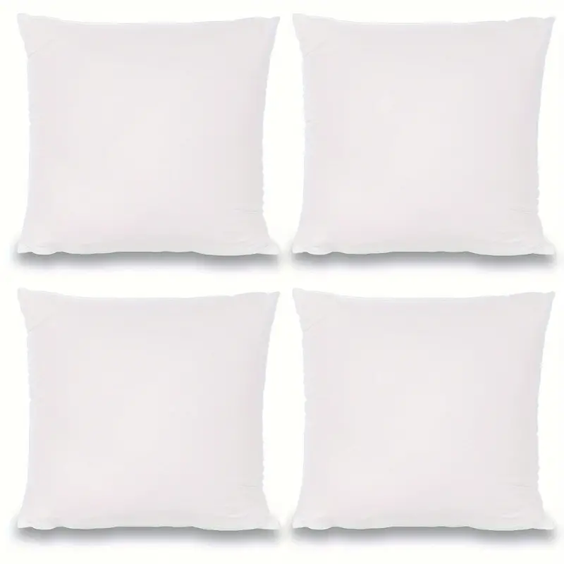 QSWRD 16 x 16 Pillow Inserts Set of 1 Outdoor Pillow Inserts Waterproof  Square Premium Throw Pillow Inserts Decorative Couch Pillow Inserts White  Sofa