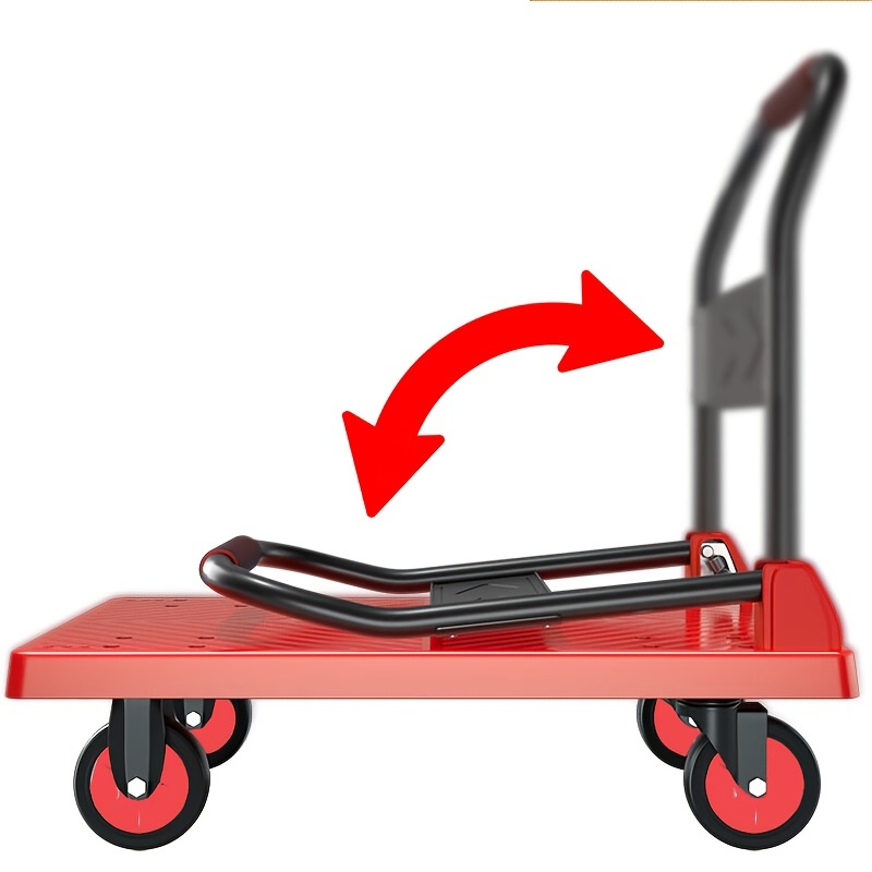  Mochila Carro con ruedas Carrito de mano con bolsa de red,  carrito plegable de aleación de aluminio para mochila de viaje, 6 ruedas