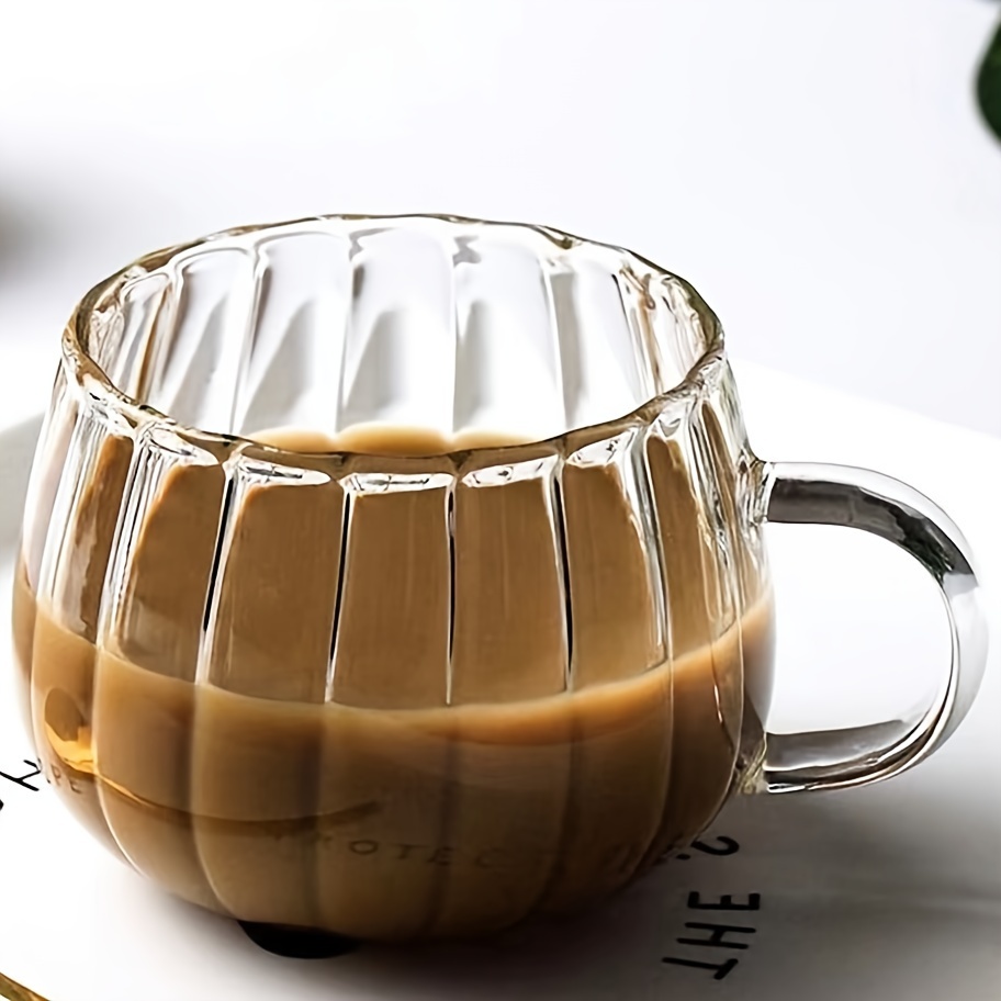 350ml Kawaii Cat Glass Cup Thickened Coffee Mug Transparent Heat Resistant  Lead-free Healthy Drink Milk