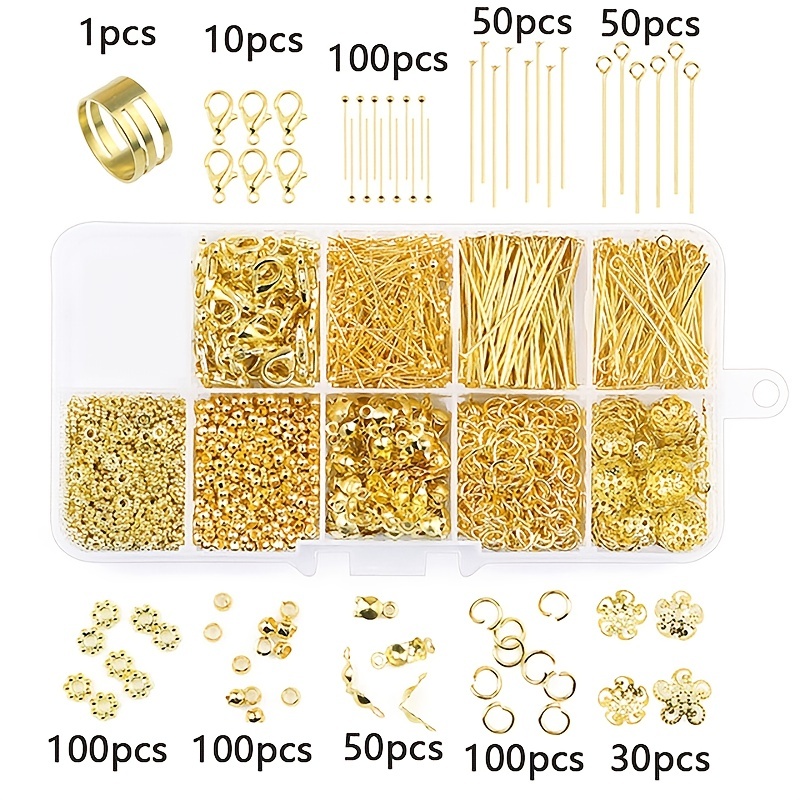 Jewelry Making Accessories Kit Include 200 Fold Over Cord - Temu
