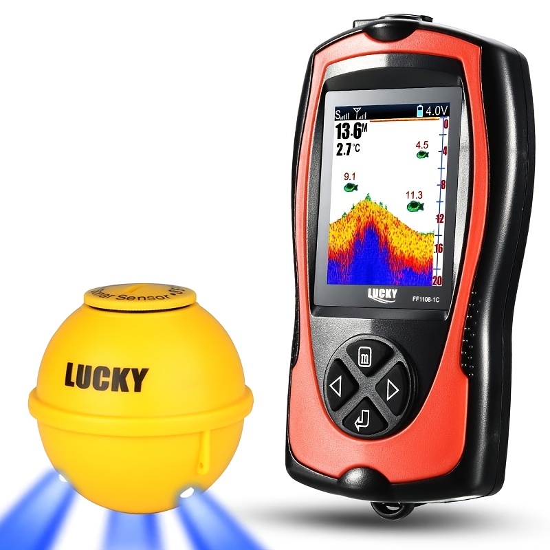 FF-918_CWLS LUCKY Color Display Boat Fish Finder Wireless Remote