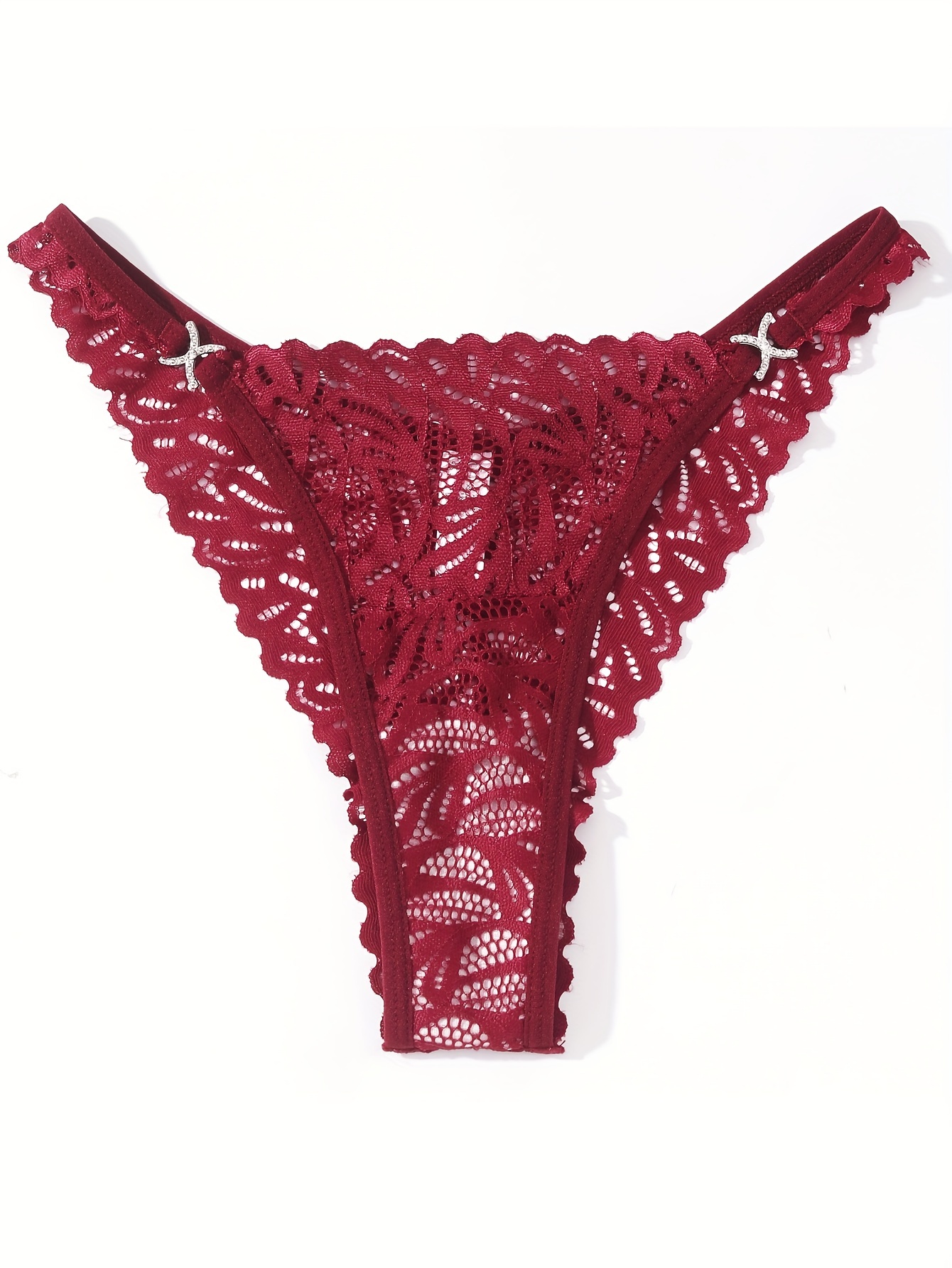 Lace Cut Thongs Breathable Comfy Stretchy Intimates Panties - Temu