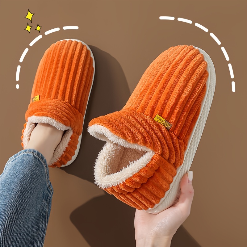 Cute Star Plush Winter Slippers Cozy Warm Soft Sole Slip - Temu