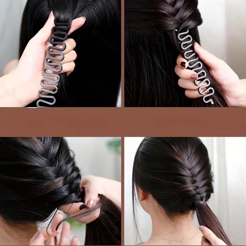 French Hair Braiding Tools Roller With Hook Easy Plait Twist Styling Bun  Maker