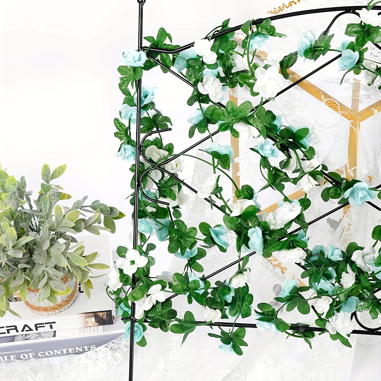 Artificial Flower Rattan Hanging Vines Plants Faux - Temu
