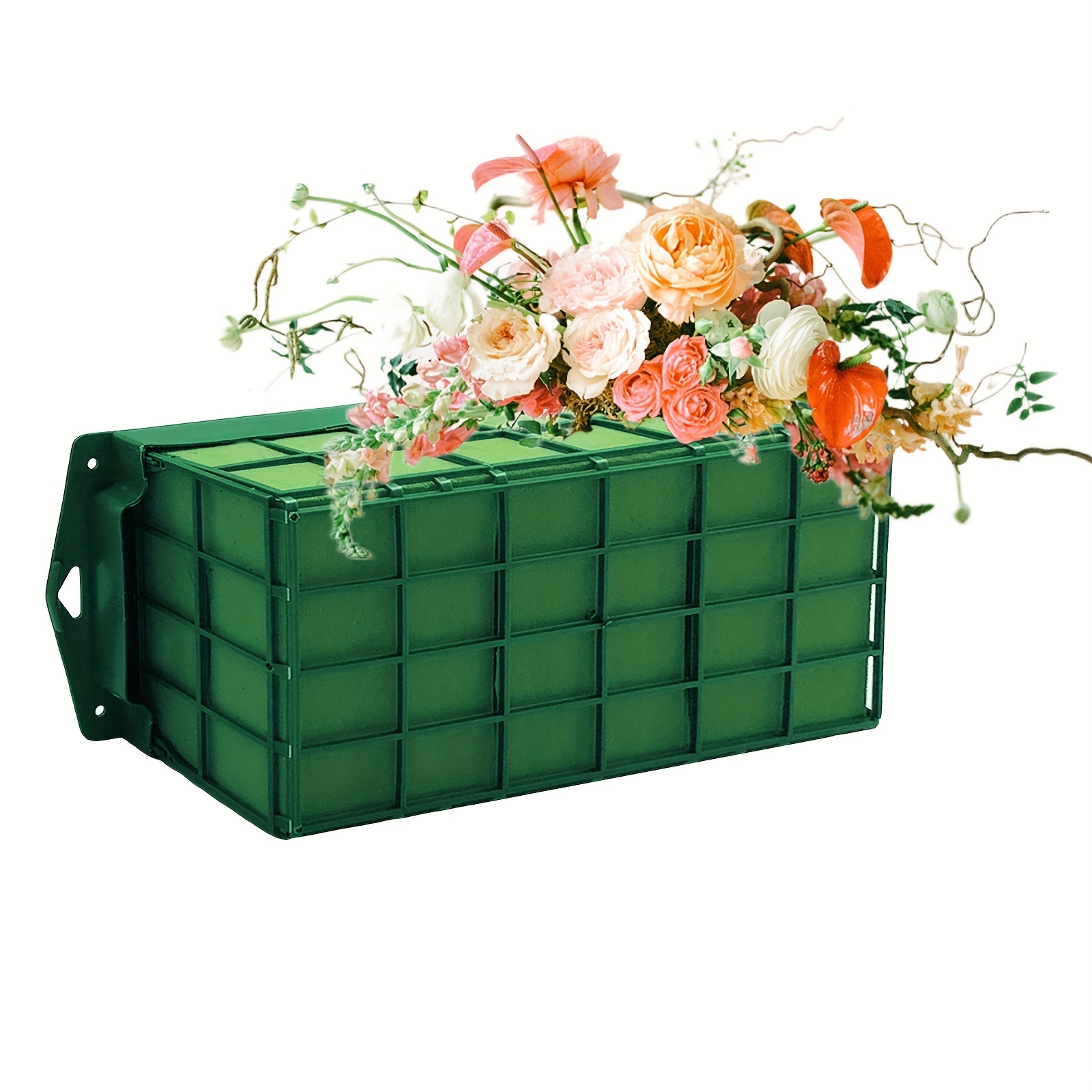 Floral Foam Cage Flower Holder with Floral Foam for Flowers Cage Bowl for  Table Centerpiece Floral