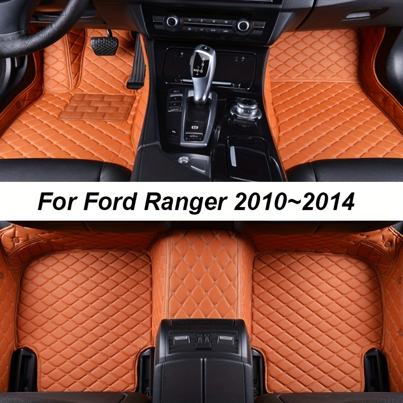 Pu Leather Car Floor Mats Ford Ranger 2010 2011 2012 2013 - Temu