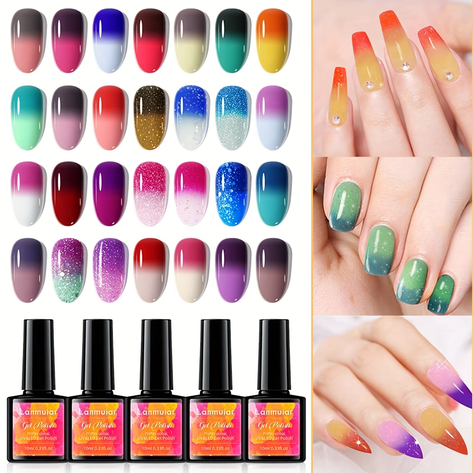 TIME TRAVELER Multi-chrome Color Shift Nail Polish- 10 Toxin Free Nail -  Addictive Cosmetics