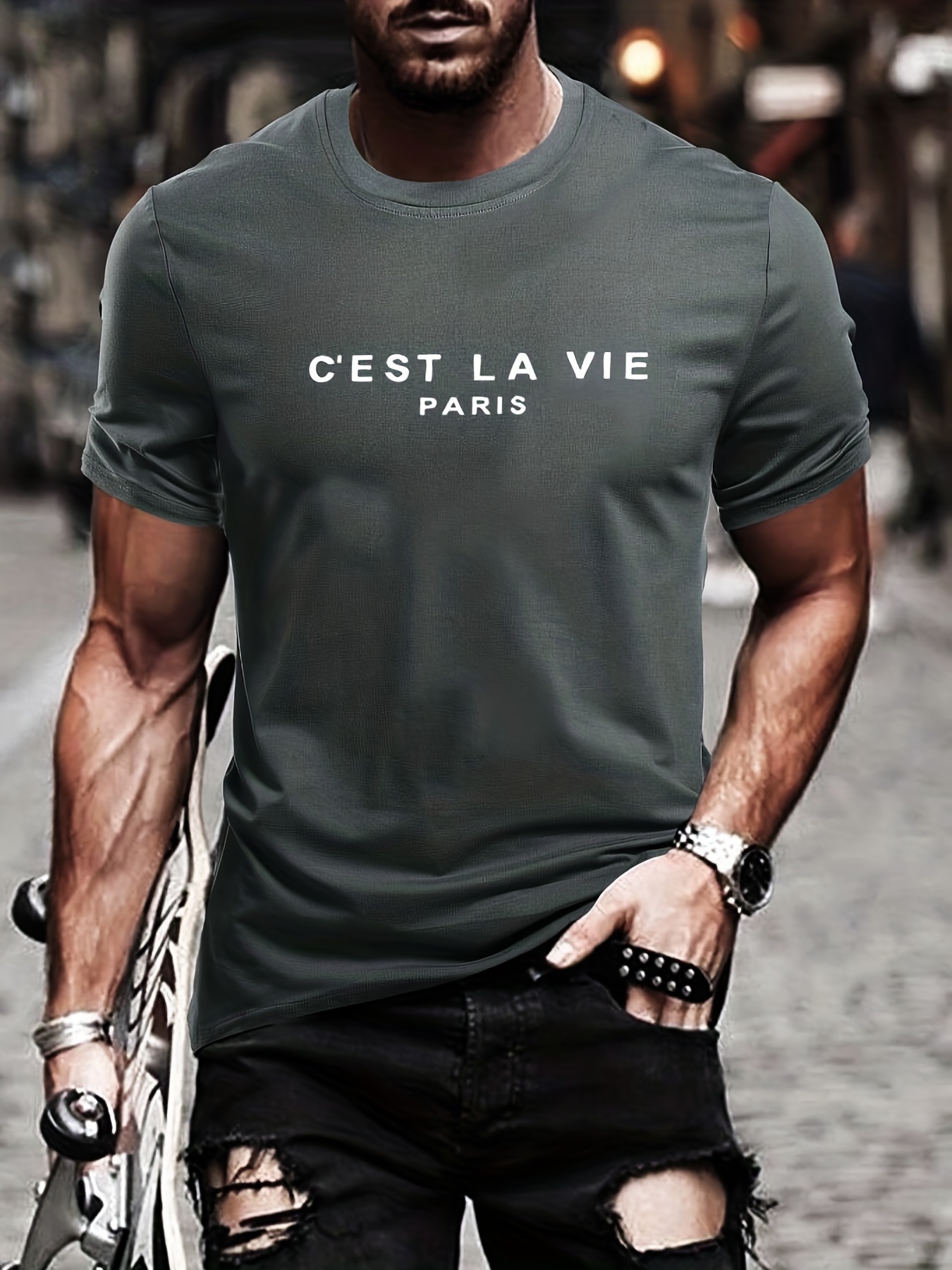 Oversized short sleeve T-shirt - T-shirts - Men