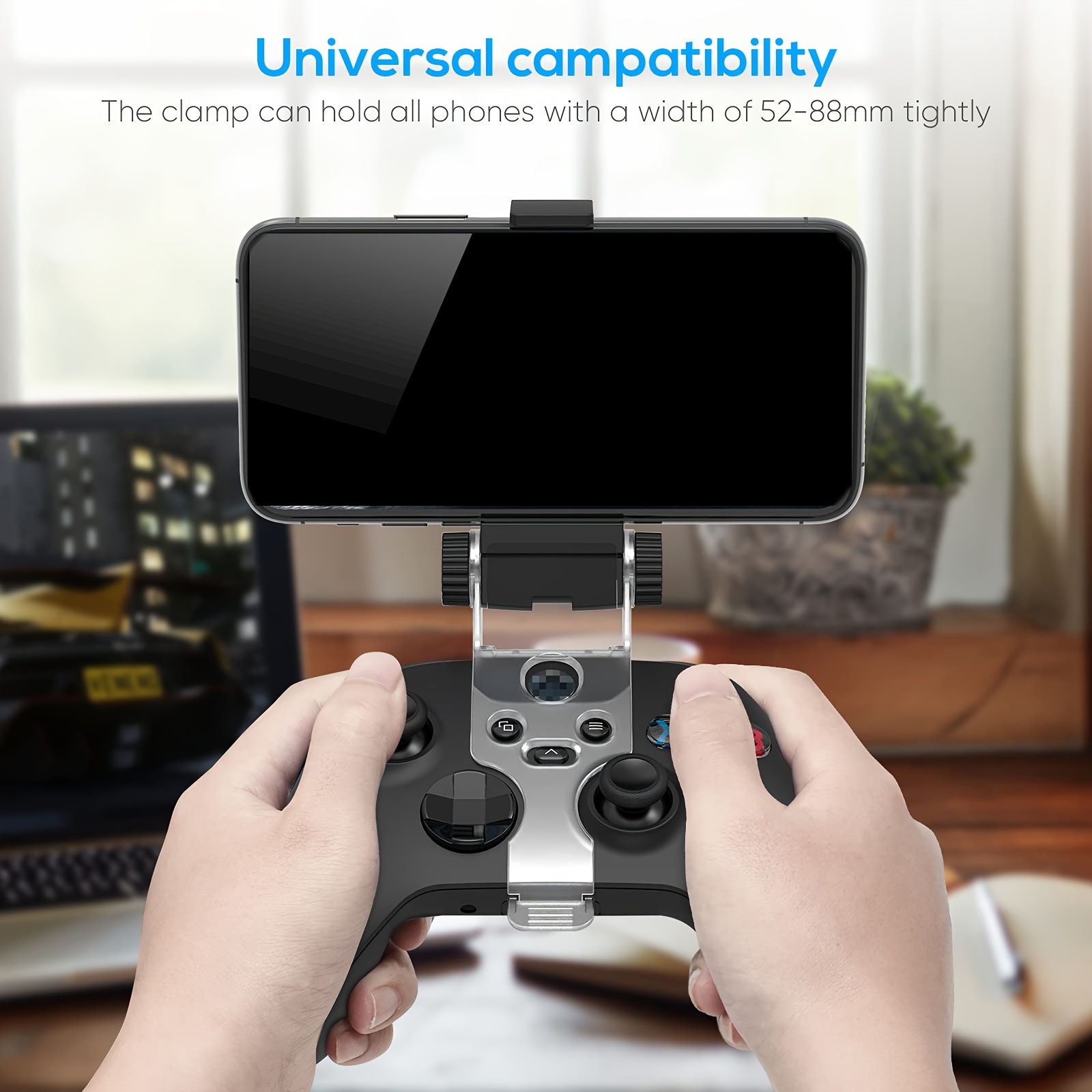 Support de téléphone universel pour manette PS4 - Smartphone Playstation  Clamp Transparent