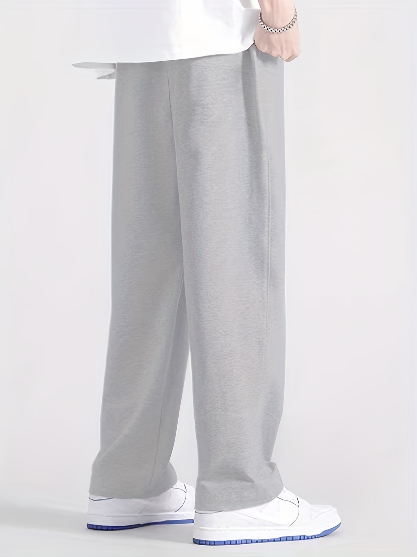 Planet Graphic Pattern Joggers Men's Casual Loose Fit Drawstring Pants